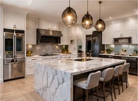 AI-generated luxury kitchen inspiration